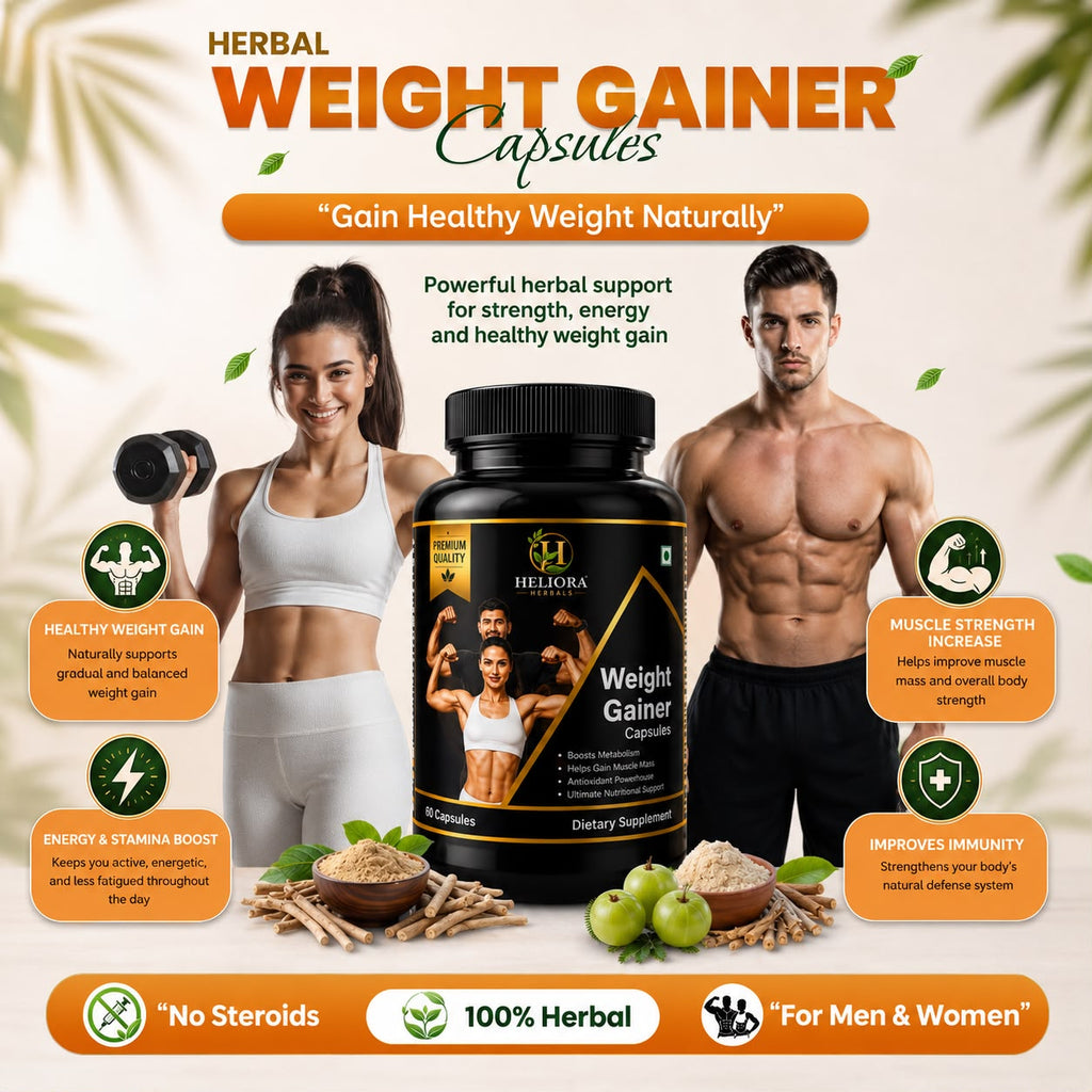 Herbal Weight Gainer Capsule for Men & Women