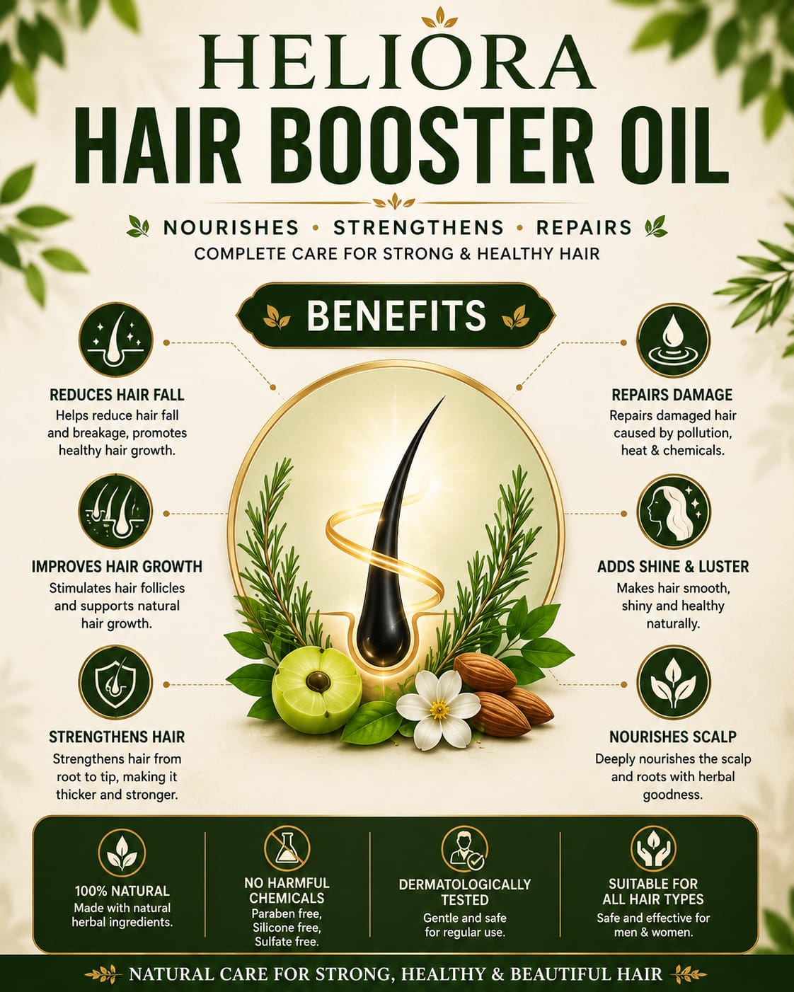 Herbal Hair Booster Oil-For Men and Women