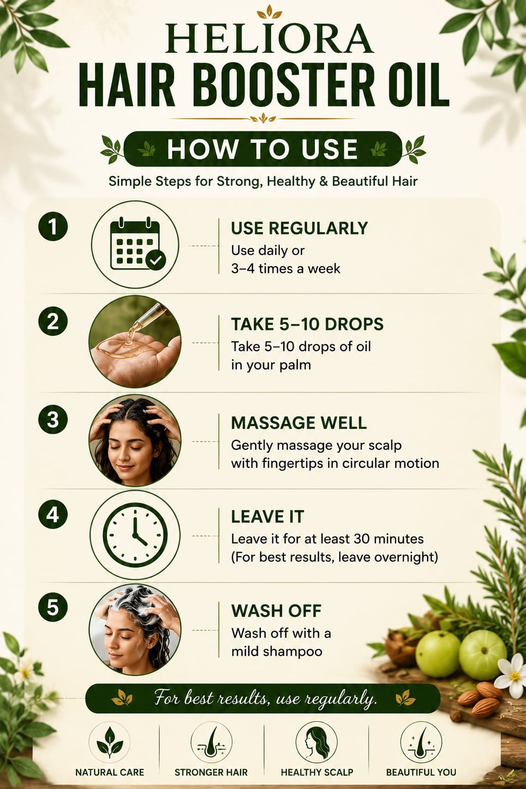 Herbal Hair Booster Oil-For Men and Women