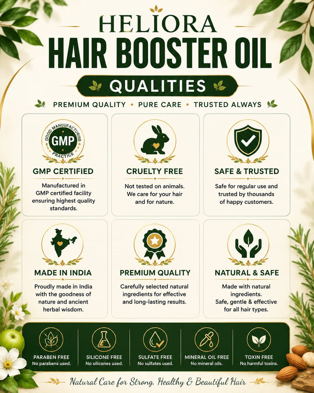 Herbal Hair Booster Oil-For Men and Women