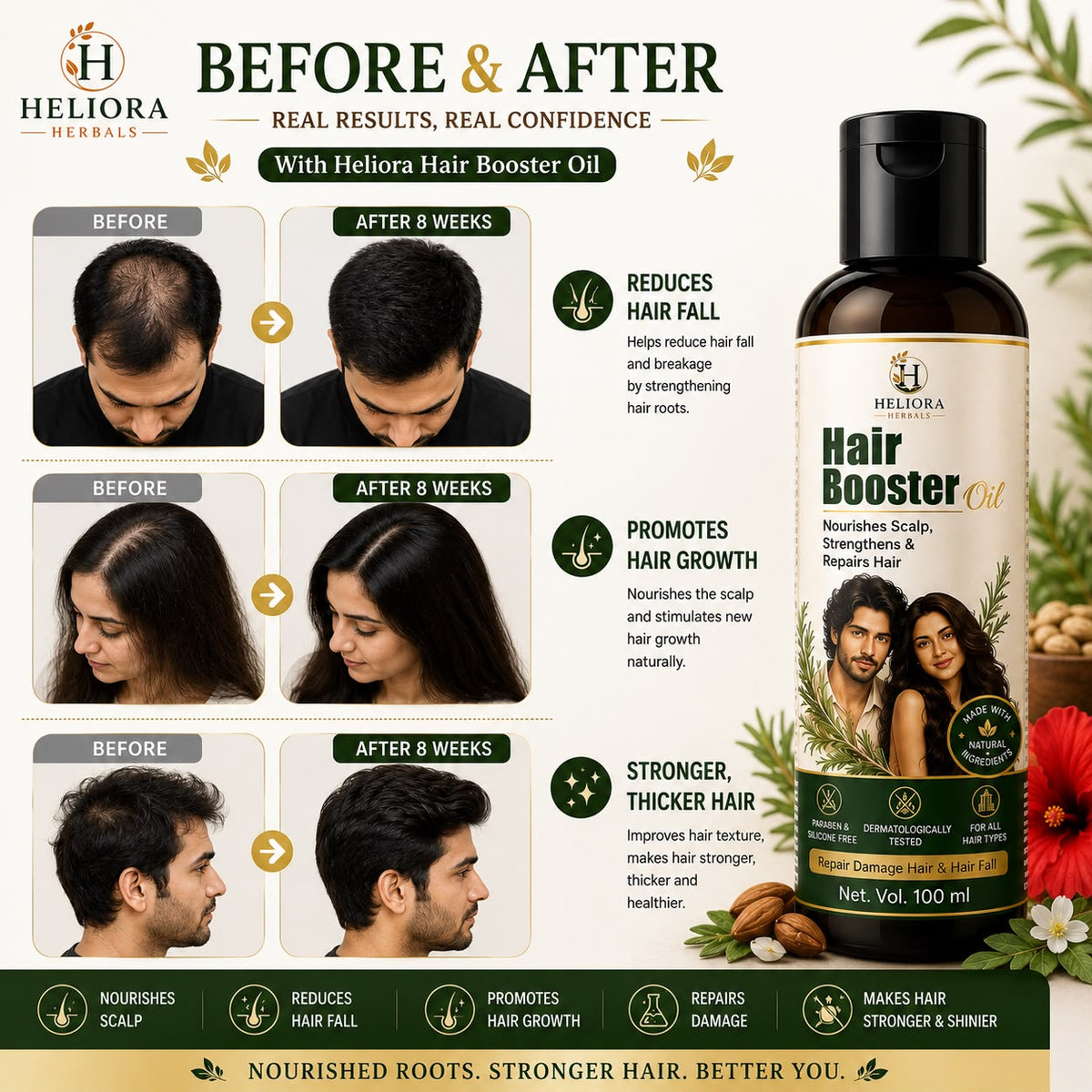 Herbal Hair Booster Oil-For Men and Women